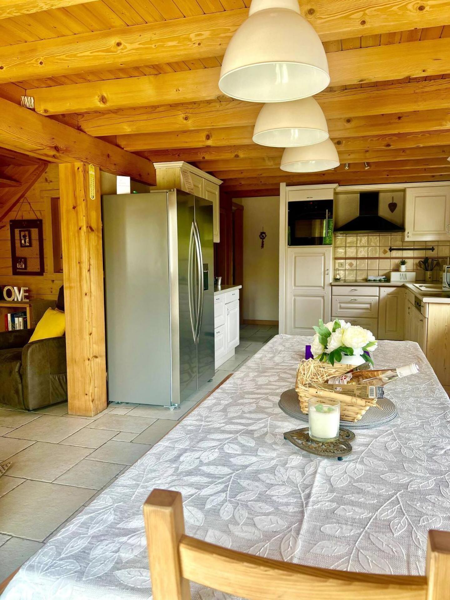 Charming Family Chalet For 8 People, With Private Hot Tub Les Clefs Esterno foto